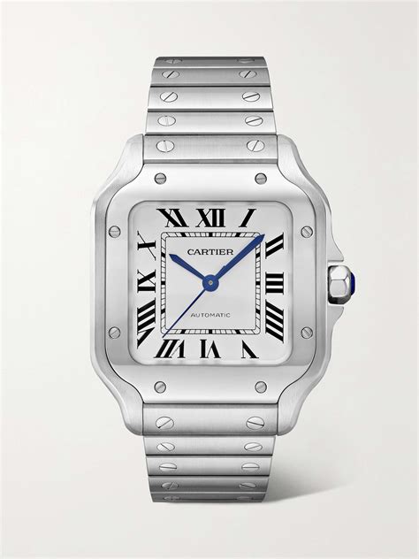 cartier santos white medium